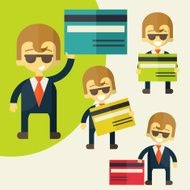 Businessman credit card N2
