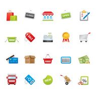 Hico icons — Retail and Shopping