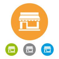Mini Store Icon Vector N2