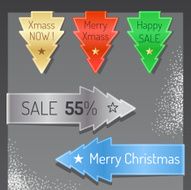 Christmas and SALE tag N2