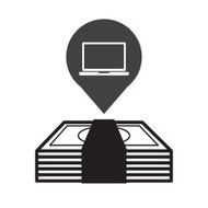 money and laptop icon N2