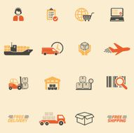 Logistic &amp; delivery icons