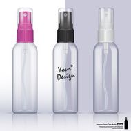 Clear bottle atomiser