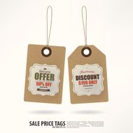 Vintage Style Price Tags