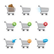 shopping cart icons N8