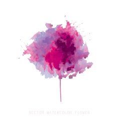watercolor flower N26