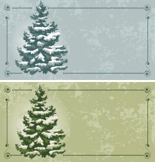 Vintage Christmas card N29