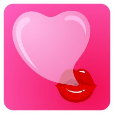 Pop love bubblegum