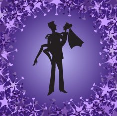 funky wedding invitation N2