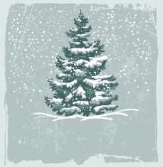 Vintage Christmas card N30