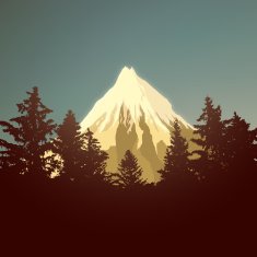 Mountain landscape N8