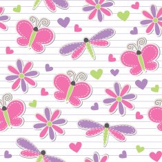 cute romantic seamless pattern N4