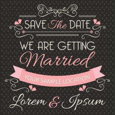 Wedding Invitation Card Template N33
