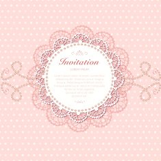 Vintage invitation card N134