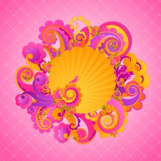 Sweet pink swirls N3