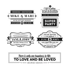 Wedding stamps set