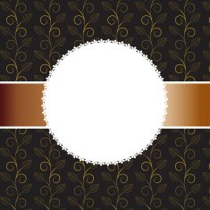 Vector greeting golden card or cover N6