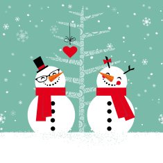 Snowmen in Love N3