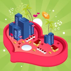Heart vacation resort