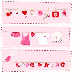 Valentine&acute;s banners N2