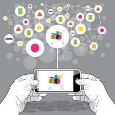 SmartPhone Held View - Online retail