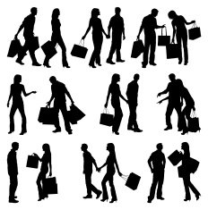Couples shopping