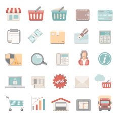 Flat Icons - Shopping N2
