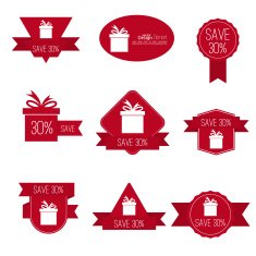 Gift stickers with discount offer N2