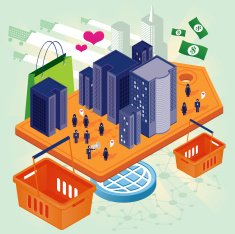 Shopping social city