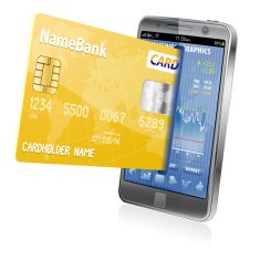 Internet Shopping and Electronic Payments Concept