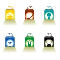 Shopping Bag Icons 02
