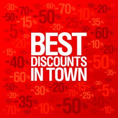 Best discounts in town background N2