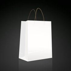 white paper bag