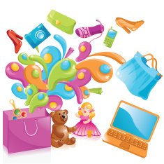 Shopping mom set