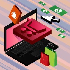 E-Commerce icon laptop