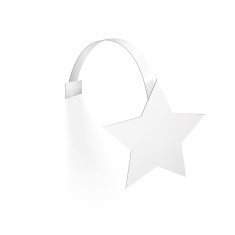 Vector Blank Wobbler with Transparent Strip N4