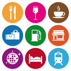 Travel Icons Vector
