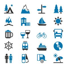 Travel icon set N21