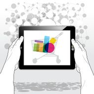 Horizontal Tablet PC Online Retail Shopping