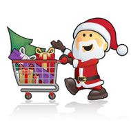 Santa Christmas Shopping