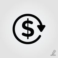 Dollar circulation sign