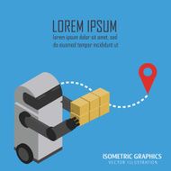 Warehousing process Vector infographics N4