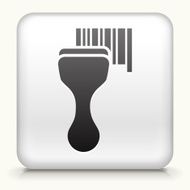 Square Button with Barcode Scanner