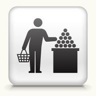 Square Button with Customer Shopping N2