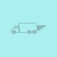 delivery sign icon