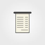 simple bank check icon