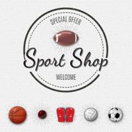 Sports shop insignia and labels for any use N2