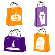 Halloween shopping bags