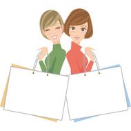 Woman having a shopping bag N2