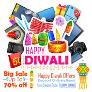 Festive Shopping Offer for Diwali holiday promotion and advertisment